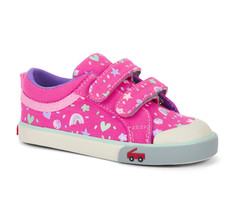 See Kai Run Girls Kids Kristin Robyne Hot Pink/Happy NEW WT