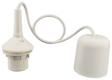 Schnurpendel Pendelleuchte Kabel E27 Fassung Lampe Leuchte schwarz/weiß/rot/gold