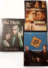 IN TIME / RUNNER RUNNER/ THE OPEN ROAD / DVD'S/ JUSTIN TIMBERLAKE, BEN AFFLECK