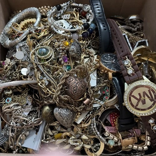 30+ lbs. Huge Jewelry Lot.  All Wearable - Costume And Vintage!