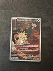 Pokemon Team Rockets Meowth 203/182 SV10 Destined Rivals Illustrated
