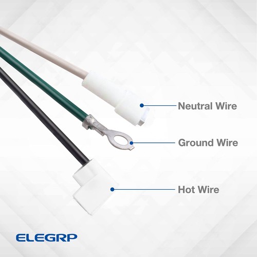 L22615 240V 15A 3600W 14AWG LCDI Power Cord Plug 60Hz NEMA 6-15P for A/C Air ... - Picture 3 of 7