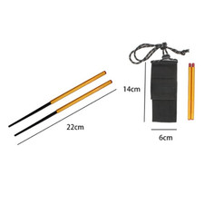 For Hiking Folding Chopsticks Aluminum Chopsticks Lightweight Aluminum Alloy