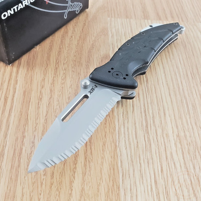 Ontario XR-1 Extreme Folding Knife 3.5'' Bohler N690 Steel Blade Zy-Ex Handle