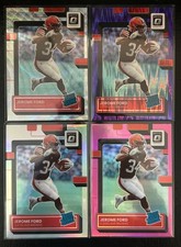 2022 Donruss Optic - Jerome Ford - Rookie Wave /300 - Purple Shock - Pink - Holo