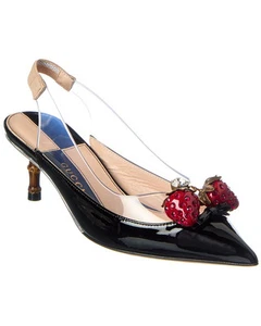 Escarpin femme Gucci vinyle et breveté