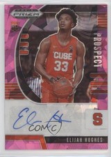 2020-21 Panini Prizm Draft Picks Prospect Pink Ice Elijah Hughes #PA-EH Auto 3tb