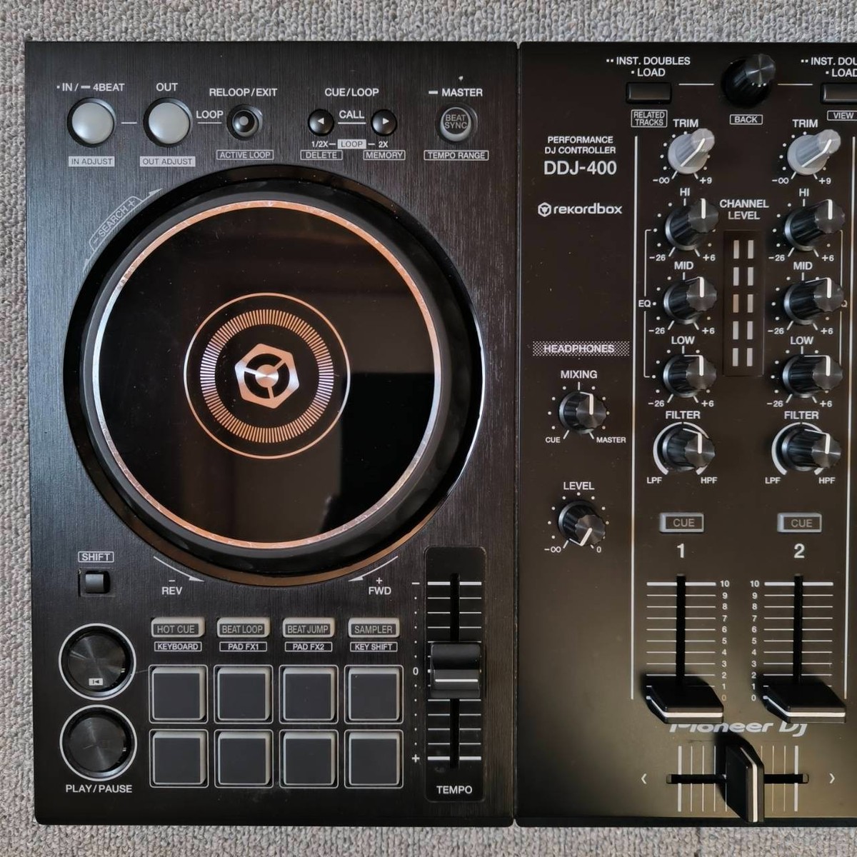 Pioneer DJ DDJ-400 DDJ400-N 2-Channel 2ch DJ Controller W