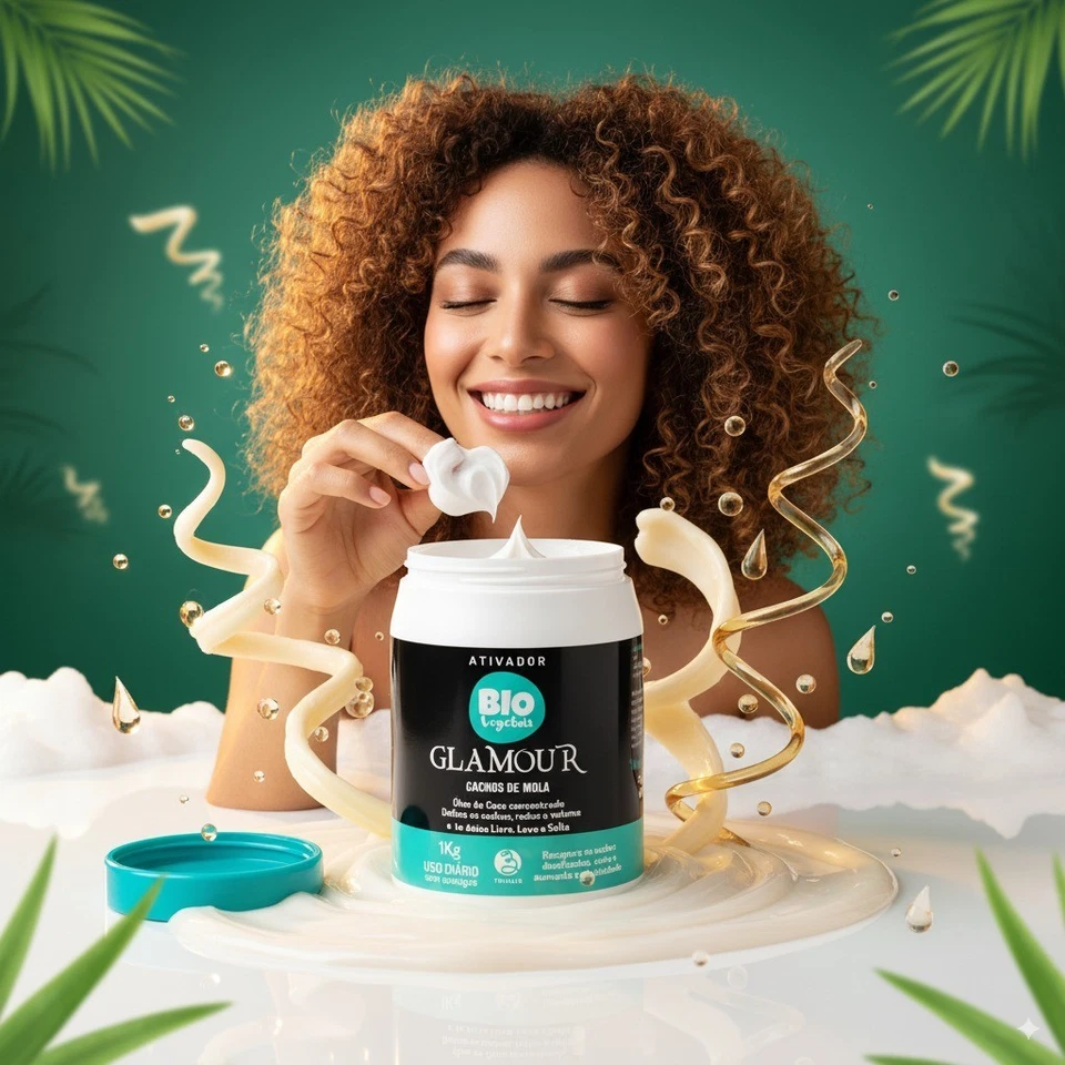 Trihair Curl Set - Cachos de Mola Activator + Luminous Shine Oil Biovegetais - Image 3 of 4