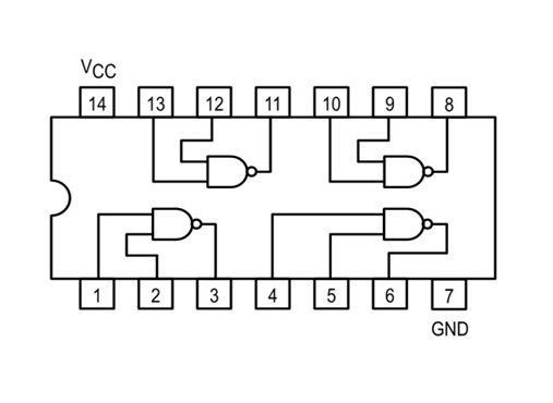 5 PCS Original Texas Instruments SN74LS00N Quad 2-Input NAND Gates