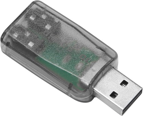 para PC MAC Laptop - USB 3.5mm Tarjeta de Sonido de Audio 3D Externa USB 2.0 5.1Ch Adaptador - Imagen 10 de 20