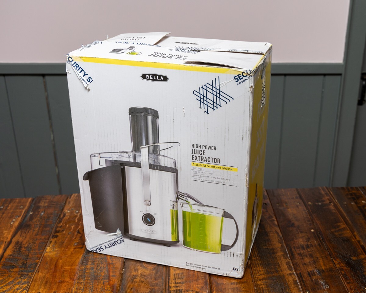 Bella High Power Juicer 1000 Watt Electric Juicer #NO6948 Stainless Steel