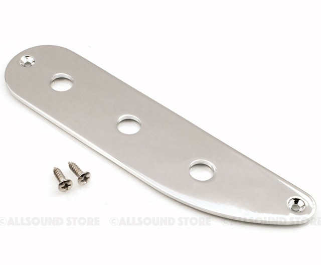 3Hole Control Plate for Fender Custom Tele Bass® Style NICKEL NEW eBay