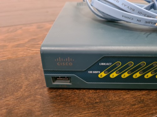 Cisco ASA 5505 V12 Series Adaptive Firewall Security Appliance NO power cord - Picture 4 of 5