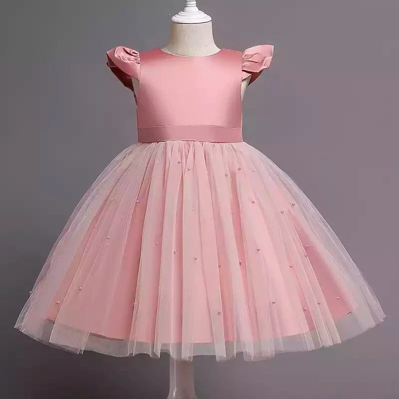 Vestidos Para Niña de Fiesta Bautismo Bodas Cumpleaños Cumpleañera 2 3 Años | eBay