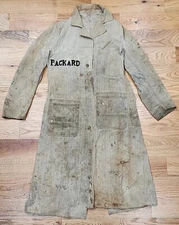 1940's Packard Motor Car Mechanic Fincks Red Bar Denim Union Made Jacket Size 32