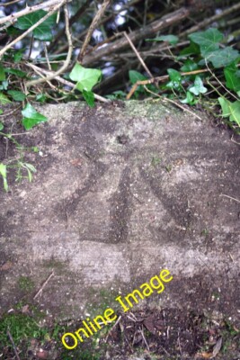 Foto 6x4 Benchmark auf Durchlass, Ferry Lane, South Stoke South Stoke \/SU59 c2014