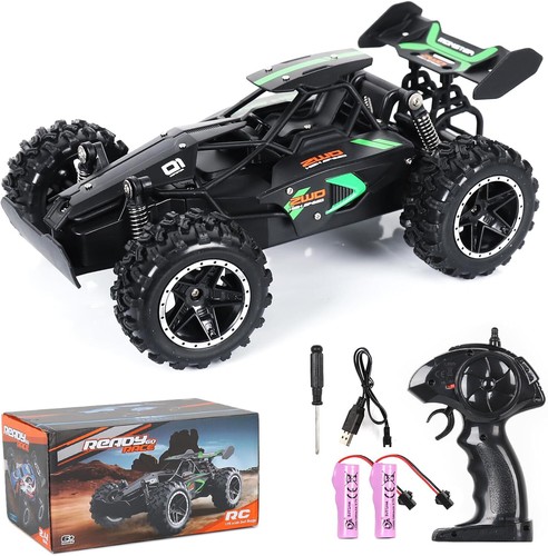 1:18 Ferngesteuertes Auto 2WD mit 2 Akkus Elektro Monstertruck 20km/h Offroad RC - Bild 18 von 22