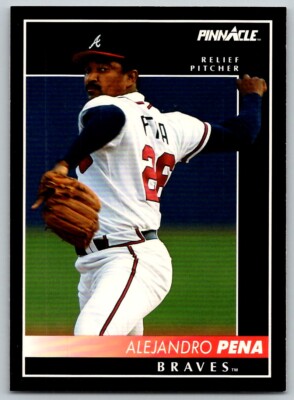 1992 PINNACLE ALEJANDRO PENA ATLANTA BRAVES #528