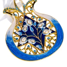 Pomegranate Ornament Jeweled Hanukkah Wall Hanging Chanukah Gift David Star