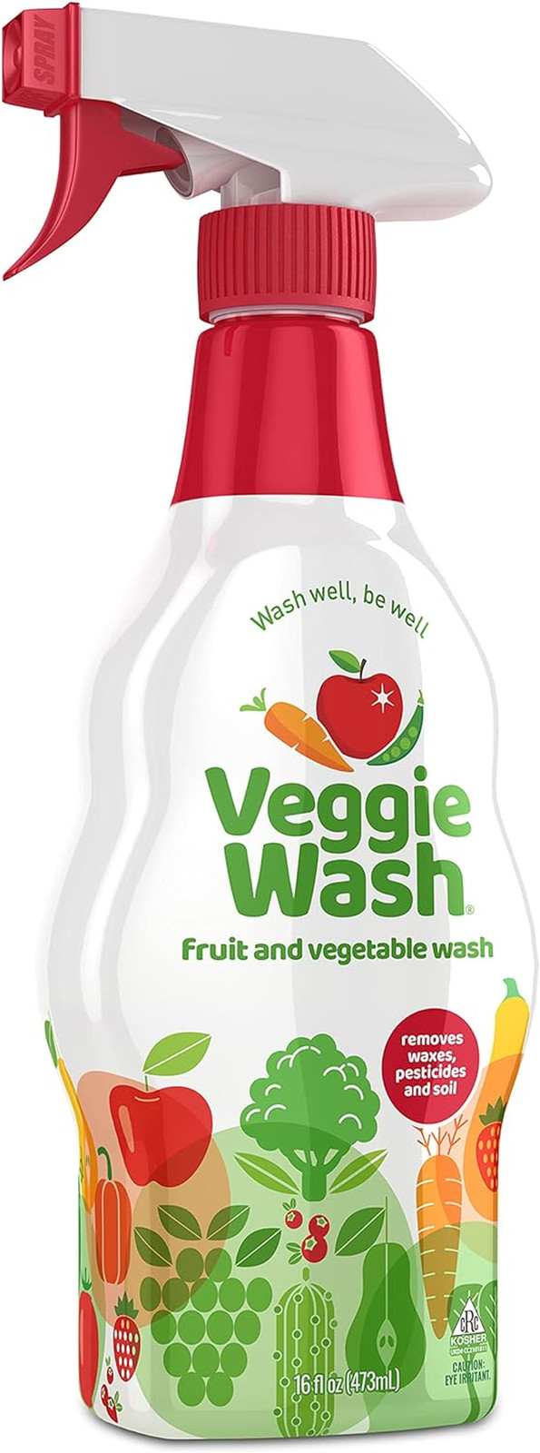 Veggie Wash Fruit & Vegetable Wash, Produce Wash and Cleaner, 16-Fluid Ounce