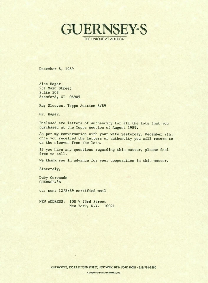 1977 TOPPS LOA # 291 JASON THOMSON PROOF PAIR BGS 8.5 MAC SOLO FINEST $500 PAIR* - Image 4 of 4