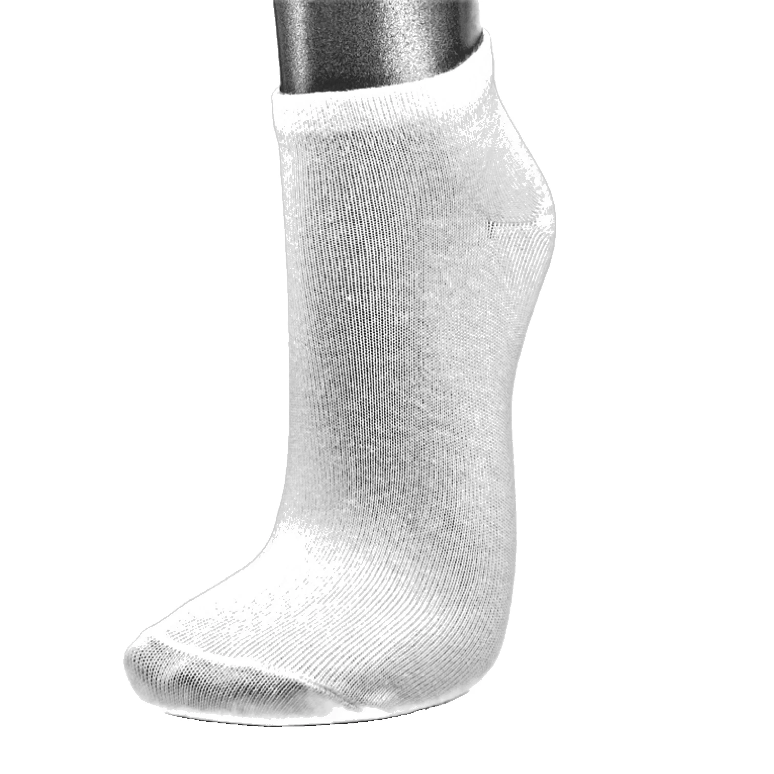 12 pack. ''Y'' anatomic heel. Stop slip. Men's ankle cotton socks. 6.5-10.5 UK
