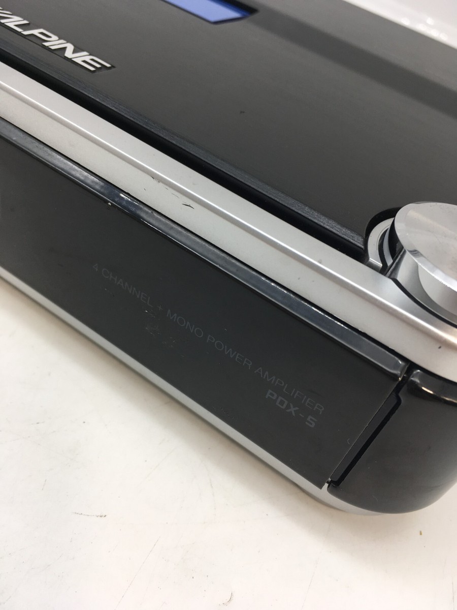 Alpine PDX-5 Car Audio Digital Power Amplifier 150W x 4ch.+ Alpine PDX-5 Car Audio Digital Power Amplifier 150W x 4ch.+