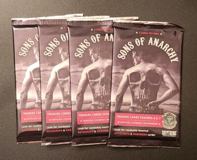 Cryptozoic Sons Of Anarchy Season 6/7 Trading Card Booster Pack (Set of 4 Packs)