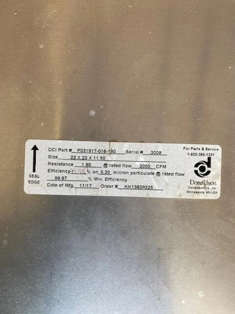 Donaldson DFO2-2 Dust Collector  - Image 2 of 3