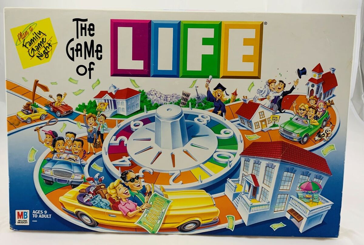 2002 Game of Life Board Game by Milton Bradley Complete Great Cond