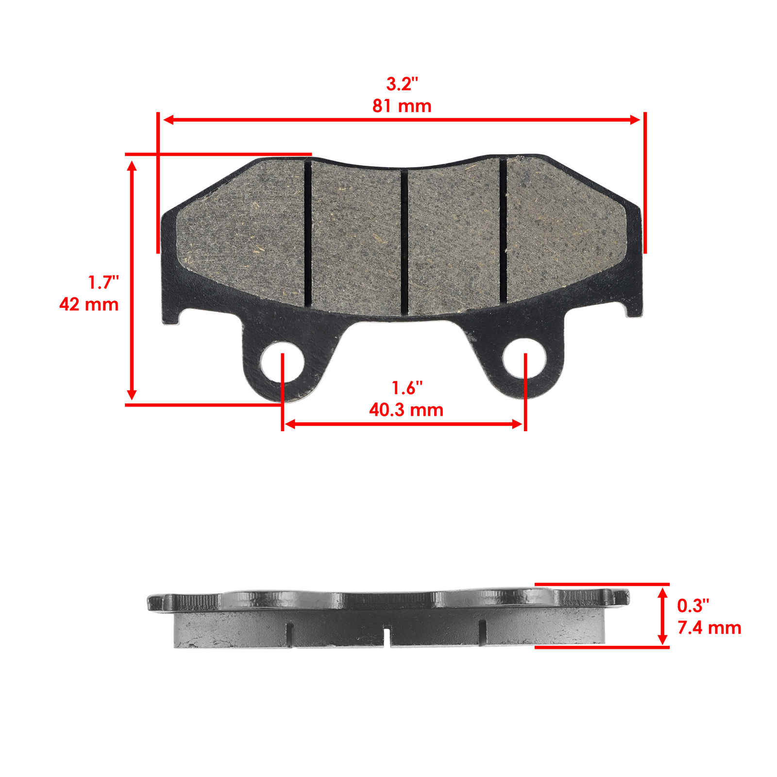 Rear Brake Disc Rotor W/ Pad For Yamaha YFZ450 2006 20072013 (Not For