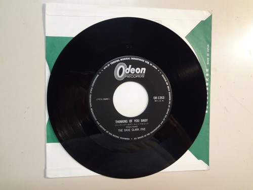 DAVE CLARK FIVE:Thinking Of You Baby-Whenever You'reAround-Japan 7"64 Odeon PSL - Picture 3 of 4