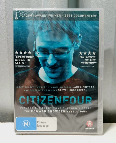 Citizenfour - R4 Madman DVD, Edward Snowden, 2014. - Picture 1 of 3