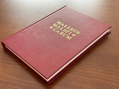 1519 Malleus Maleficarum Hammer Of Witches Facsimile Burgundy Leatherbound - Afbeelding 5 van 6