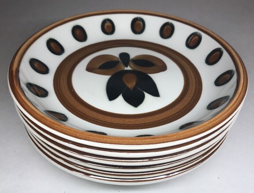 Set 6 von 6 Hohlkammertellern Vintage signiert BOCH MODELL KIMONO H 3,5 D 21,5 cm - Bild 11 von 12