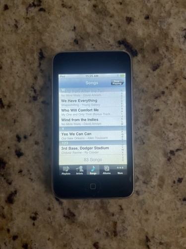 Apple iPod Touch 2nd Generation A1288 Black 16GB Tested Works 83 Songs - Picture 8 of 9