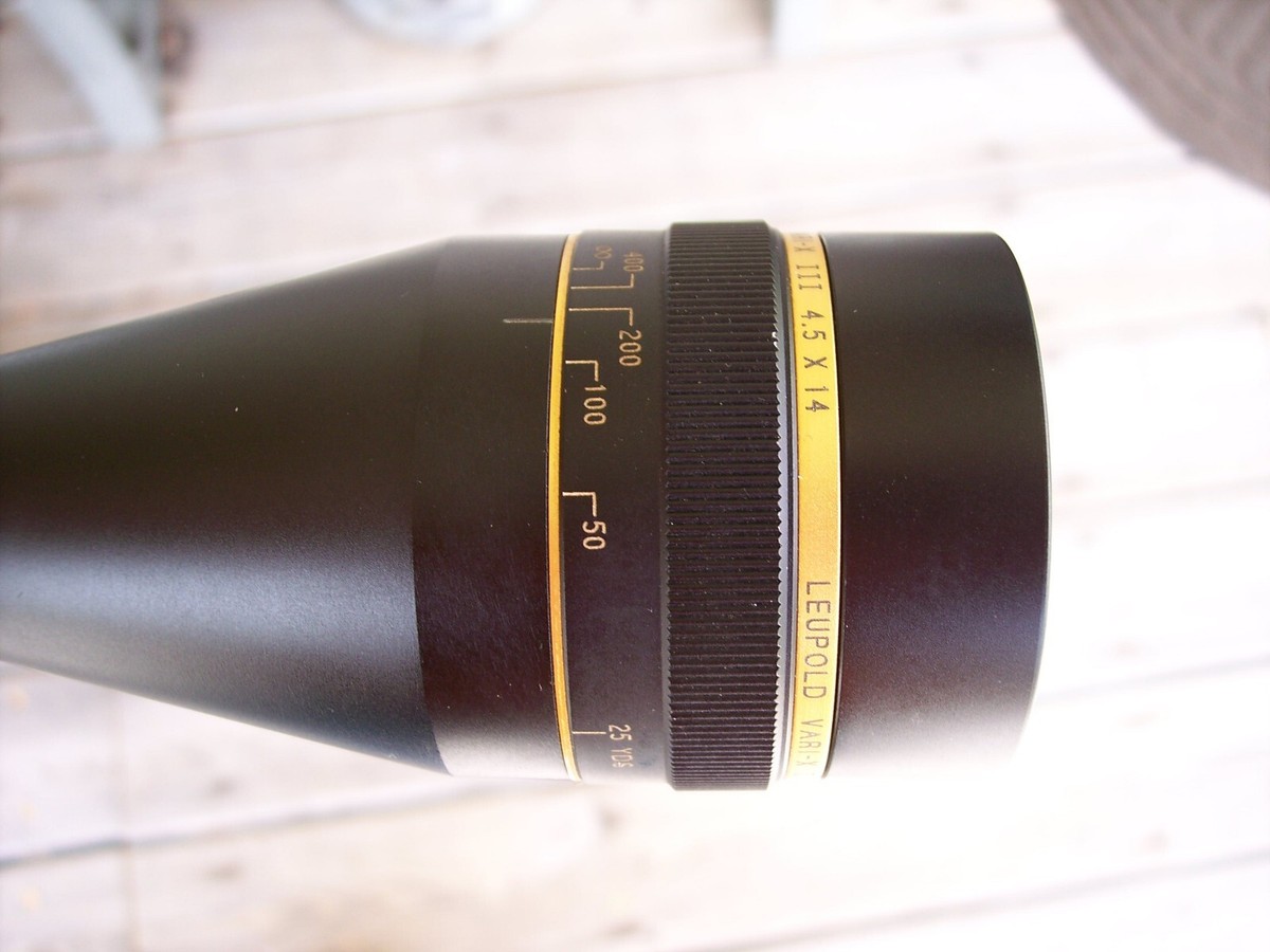 Leupold Vari-X III 4.5-14x40mm A.O. Rifle Scope ~Matte~ 1994 Leupold Vari-X III 4.5-14x40mm A.O. Rifle Scope ~Matte~ 1994