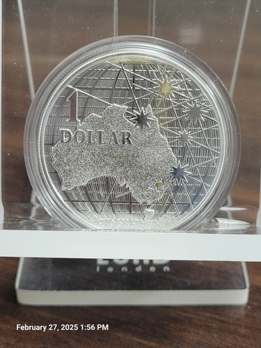 Australien 2020 BENEATH THE SOUTHERN SKIES 1 oz Silber 1 $ Münze Stempelglanz