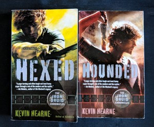 Details About Lot Of 2 Kevin Hearne Books Iron Druid Chronicles 1 2 Hounded Hexed - 