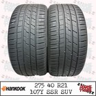 275 40 R 21 x2 Hankook 107Y XL RFT RSC Part Worn Used Tyres 27540R21x2 5 55mm