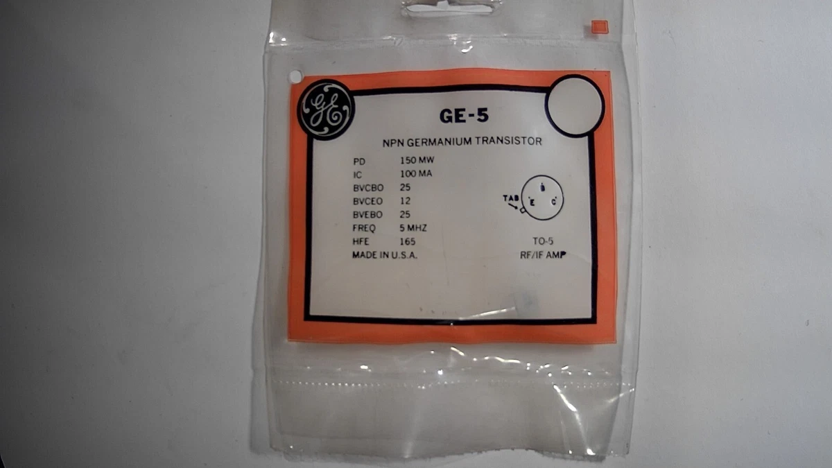 AC180 AC 180 Transistor Ge Germanium Germanio PNP 0.3 W 16 V 1.5 A - Foto 2