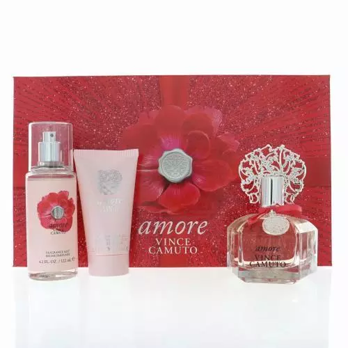 Vince Camuto Amore by Vince Camuto 3 Piece Gift Set - 3.4 oz Eau De Parfum  Spray