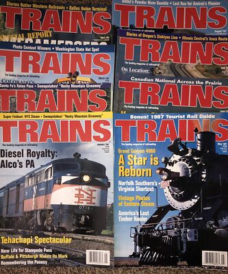 Züge 1997 Magazin 8 Ausgaben Jan Feb März April Mai Juni Juli Aug
