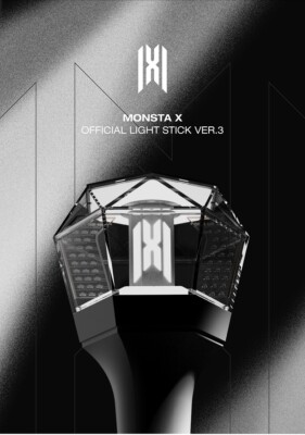 MONSTA X ペンライト Ver.3 MONSTA X OFFICIAL LIGHT STICK Ver.3 with Strap+Pendant