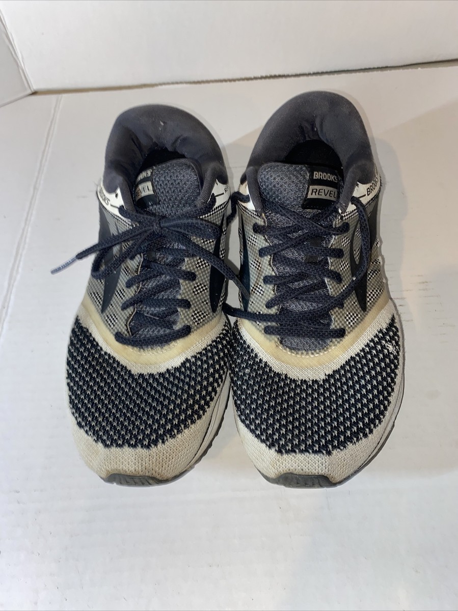 Brooks DNA Revel 5 Rare Running Shoes Black /White Marble Print Samples Size 9 Womens Brooks Revel 5 Running Shoe main image 4