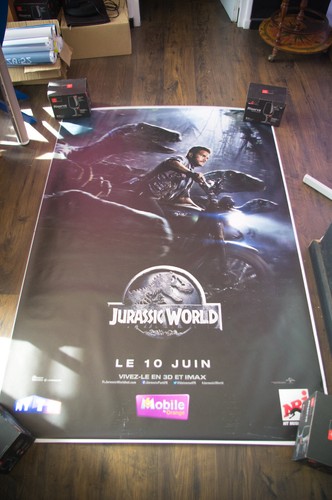 JURASSIC WORLD ADVANCE A French Grande D/S Vintage Movie Poster Original 2015