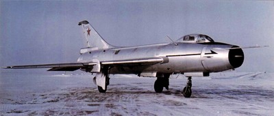 Sukhoi Su-7 Fighter-Bomber Ground-Attack Aircraft Desktop Wood Model Small