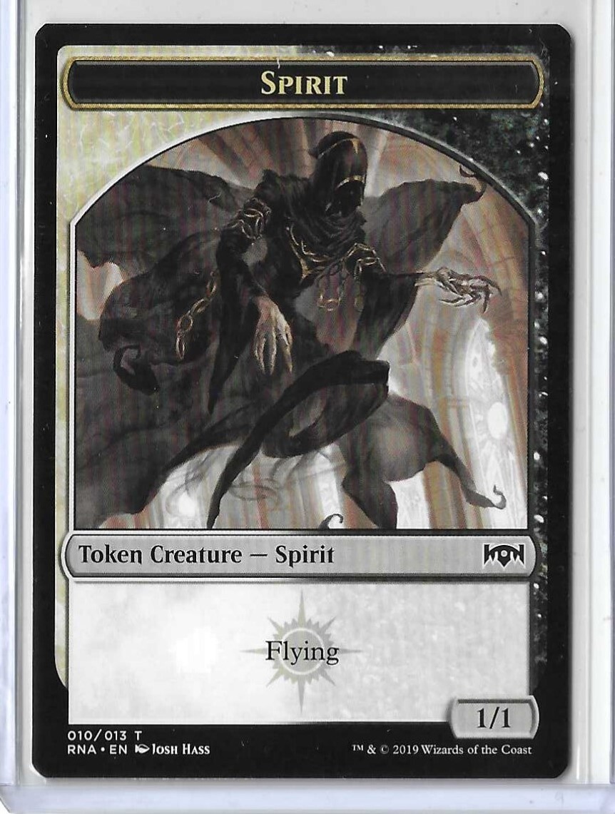 MTG Spirit Ravnica Allegiance (RNA) Token Magic Card #010