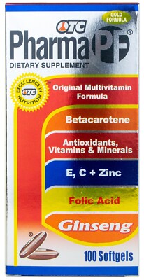 Pharma PF Original Formula 100 Softgels Dietary Supplement    Exp 10/2026